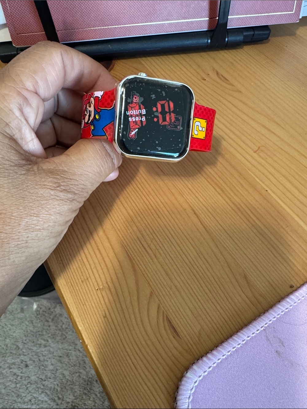 New Súper Mario LED Wrist Watch for Boys